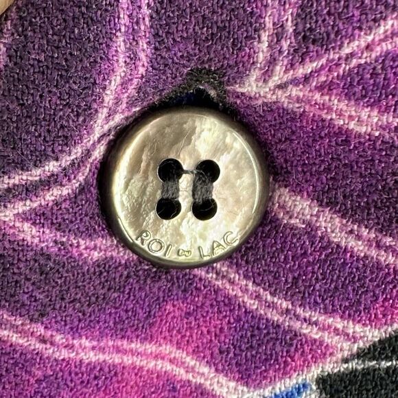 Roi Du Lac Short Sleeve Button Up Floral Hawaiian Shirt Mens Size Eur 50 Summer - Picture 7 of 16